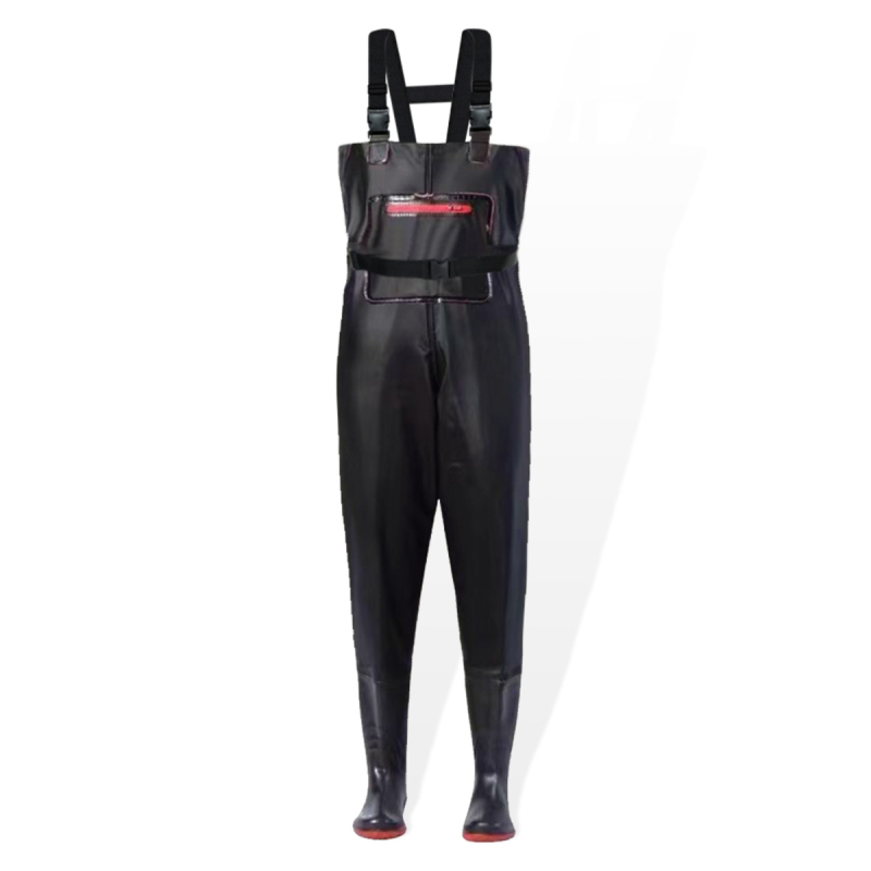 PVC žvejybos kelnės, atsparios dilimui, atsparios vandeniui, su 1 kišene su gaubteliu, prekinis ženklas Trustworthy beauty