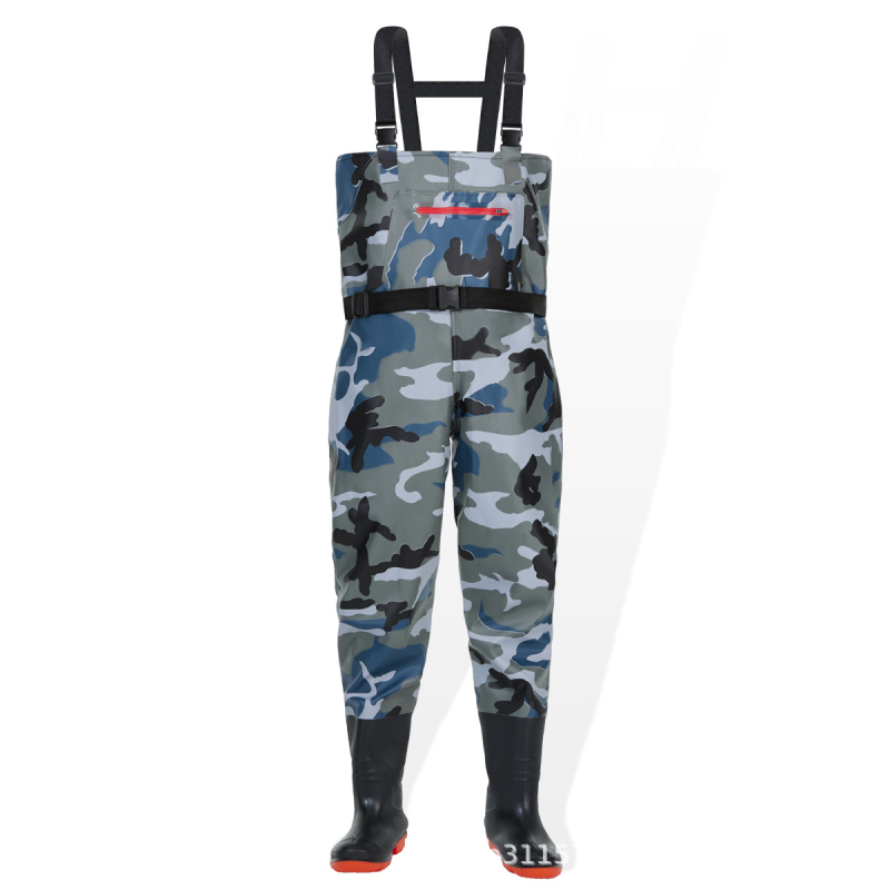 PVC žvejybos kelnės, atsparios dilimui, atsparios vandeniui, su 1 kišene su gaubteliu, prekinis ženklas Trustworthy beauty