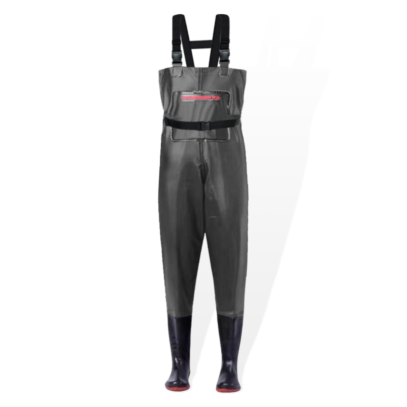 PVC žvejybos kelnės, atsparios dilimui, atsparios vandeniui, su 1 kišene su gaubteliu, prekinis ženklas Trustworthy beauty