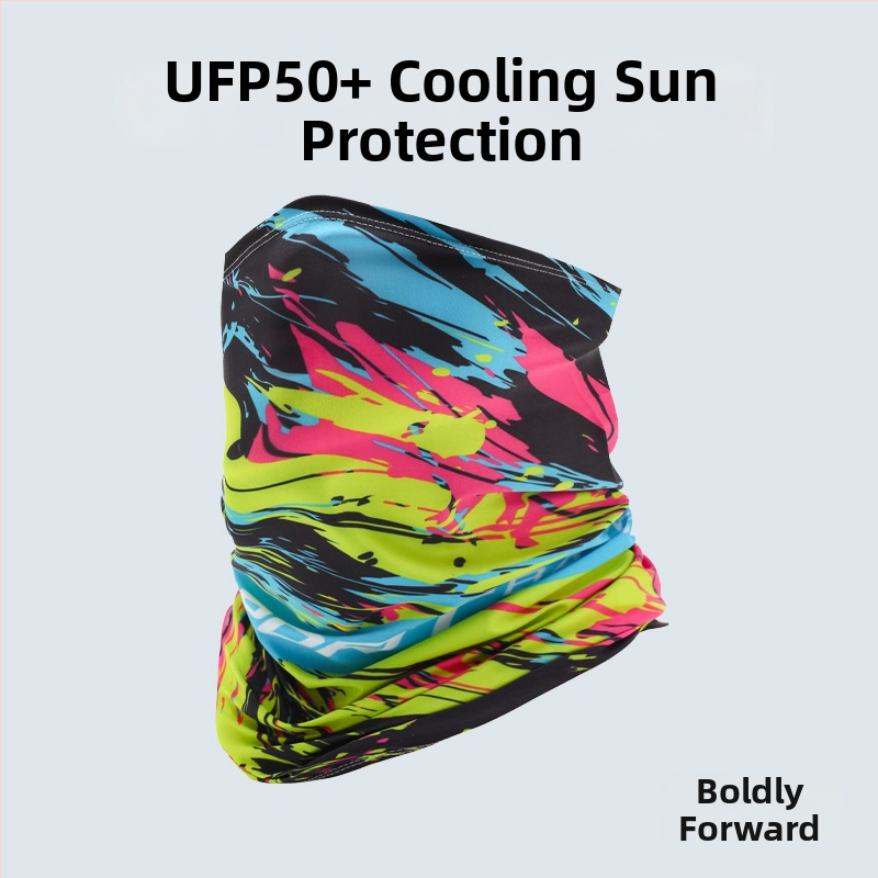 Nyári napvédő ujjvédő készlet maszk és karvédőkkel kerékpározáshoz és horgászathoz, légáteresztő, gyorsan száradó poliészter, kamuflázs, tavasz 2025