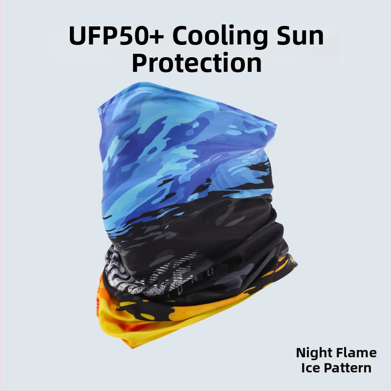 Nyári napvédő ujjvédő készlet maszk és karvédőkkel kerékpározáshoz és horgászathoz, légáteresztő, gyorsan száradó poliészter, kamuflázs, tavasz 2025