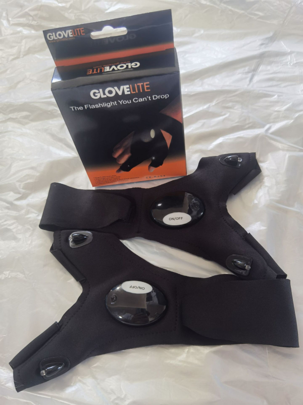 Jiugu LED γάντια αλιείας – ελαστομερή ύφασμα, LED με μπαταρία, αναπνεόμενα γάντια για νυχτερινό ψάρεμα, εμβέλεια κάτω από 50 μ