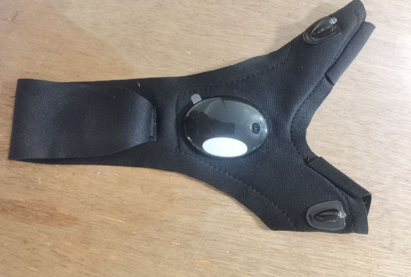 Jiugu LED γάντια αλιείας – ελαστομερή ύφασμα, LED με μπαταρία, αναπνεόμενα γάντια για νυχτερινό ψάρεμα, εμβέλεια κάτω από 50 μ