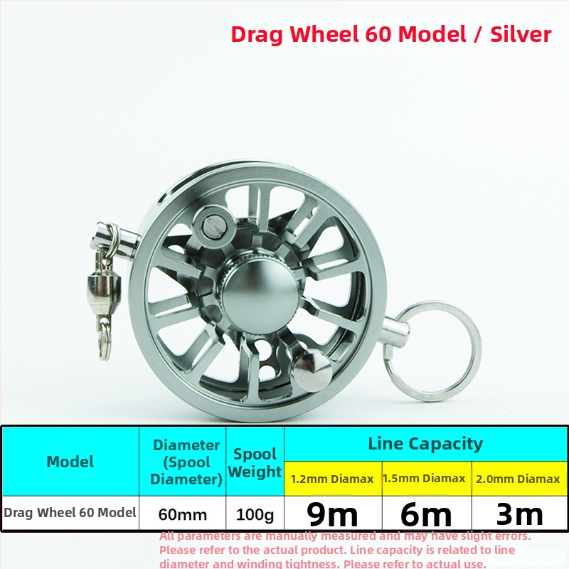 Žuvies užrakinimo ratas – nerūdijantis plienas ir aliuminio lydinys, nešiojamas, DIY suderinamas, pakuotė 30 vnt.