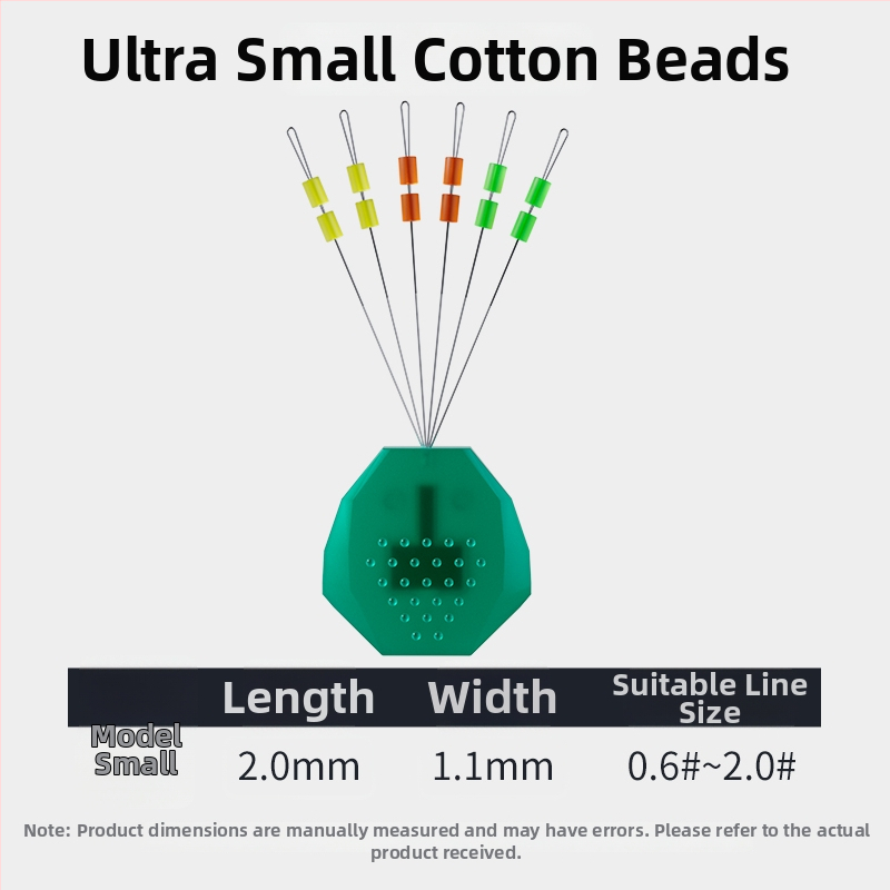 Dvostruko pozicionirane kosmi perle za ribarsku liniju s slip knotom - ultra male perle, materijal Silk Flower (Brand: Other)