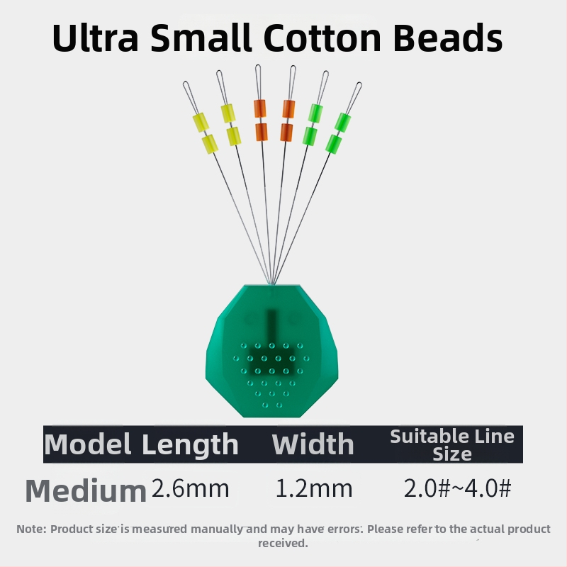 Dvostruko pozicionirane kosmi perle za ribarsku liniju s slip knotom - ultra male perle, materijal Silk Flower (Brand: Other)