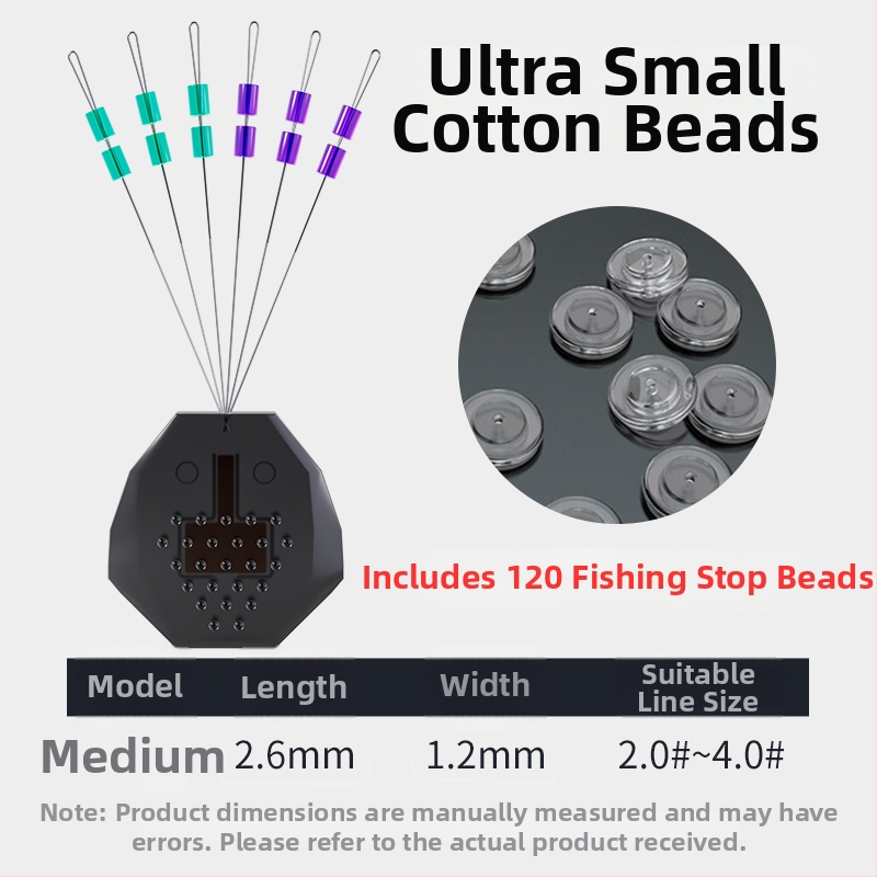 Dvostruko pozicionirane kosmi perle za ribarsku liniju s slip knotom - ultra male perle, materijal Silk Flower (Brand: Other)