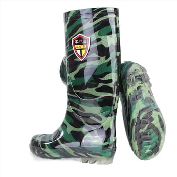 Meeste PVC vihmasaabad, kõrged, kummist tallaga, libisemiskindlad, veekindlad