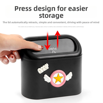 Automobilio vidinis pakabinamas šiukšlių dėžė – vandeniui atspari plastikinė laikymo dėžė (Medžiaga: plastikas; Vietos: automobilio durys; Naudojimas: pakabinamas; Suderinamumas: universalus)