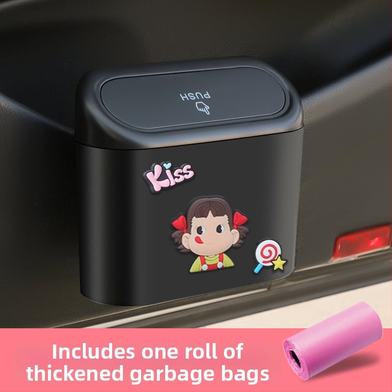 Automobilio vidinis pakabinamas šiukšlių dėžė – vandeniui atspari plastikinė laikymo dėžė (Medžiaga: plastikas; Vietos: automobilio durys; Naudojimas: pakabinamas; Suderinamumas: universalus)