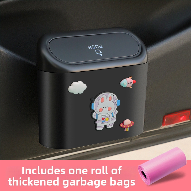 Automobilio vidinis pakabinamas šiukšlių dėžė – vandeniui atspari plastikinė laikymo dėžė (Medžiaga: plastikas; Vietos: automobilio durys; Naudojimas: pakabinamas; Suderinamumas: universalus)