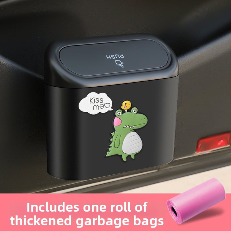 Automobilio vidinis pakabinamas šiukšlių dėžė – vandeniui atspari plastikinė laikymo dėžė (Medžiaga: plastikas; Vietos: automobilio durys; Naudojimas: pakabinamas; Suderinamumas: universalus)