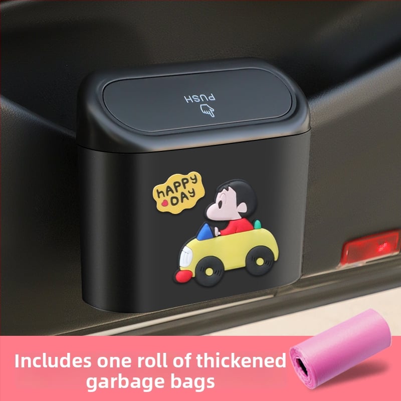 Automobilio vidinis pakabinamas šiukšlių dėžė – vandeniui atspari plastikinė laikymo dėžė (Medžiaga: plastikas; Vietos: automobilio durys; Naudojimas: pakabinamas; Suderinamumas: universalus)