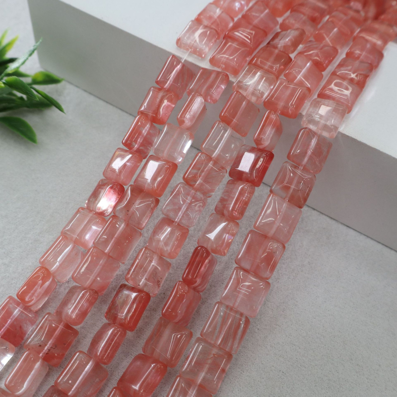 Prirodni kamen kvadratne perle za DIY nakit – Barokni stil, Baolan marka, rezanje i brušenje