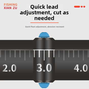 Nailoninių žvejybos linijų rinkinys su sustiprinta pagrindine linija, 8 formos žiedas, klipsas apatinei linijai, 7,2 m ilgis, tinkamas upėms ir ežerams