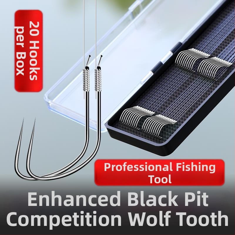 Giant Fin King bebarbės kabliukas – upės žvejybai, įprastas kabliukas