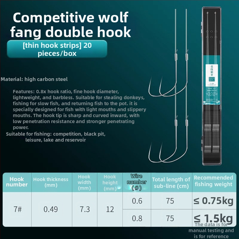 Giant Fin King bebarbės kabliukas – upės žvejybai, įprastas kabliukas