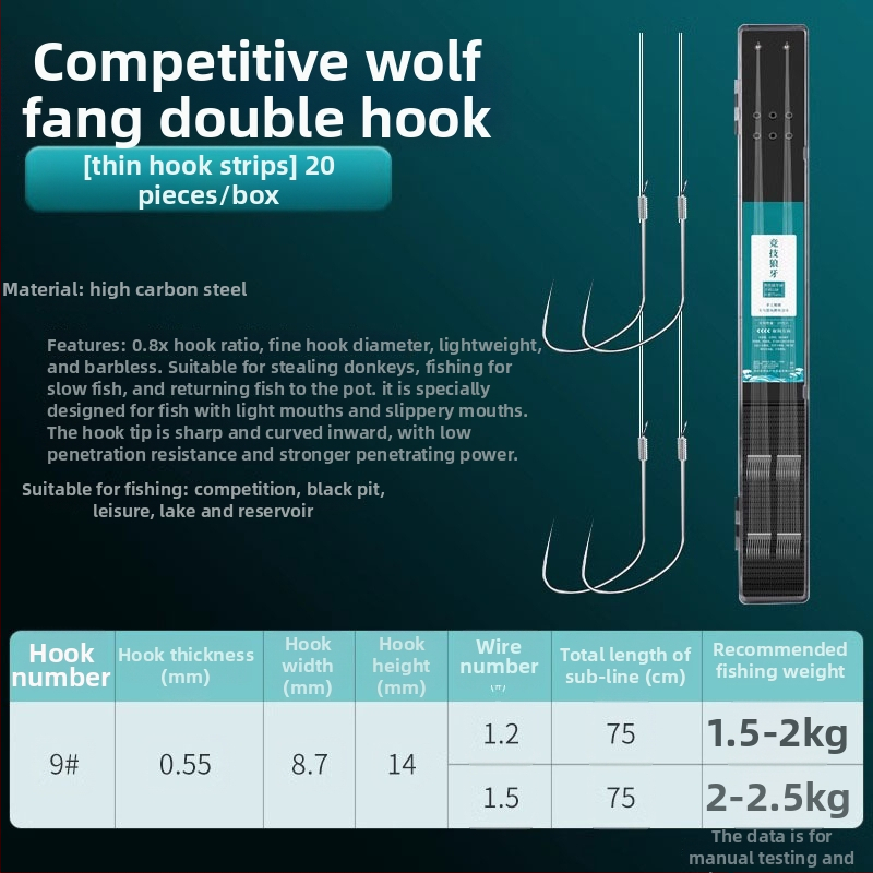 Giant Fin King bebarbės kabliukas – upės žvejybai, įprastas kabliukas