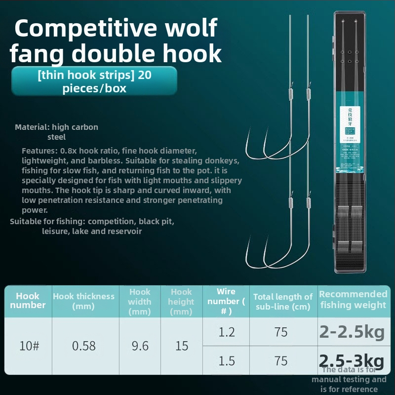 Giant Fin King bebarbės kabliukas – upės žvejybai, įprastas kabliukas