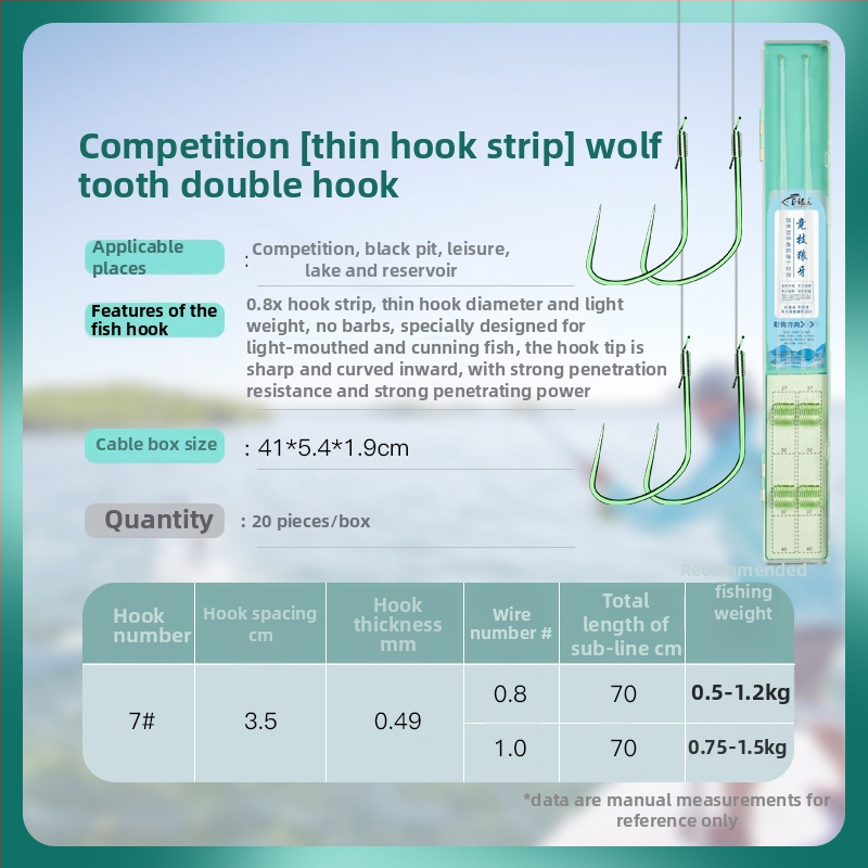 Giant Fin King bebarbės kabliukas – upės žvejybai, įprastas kabliukas