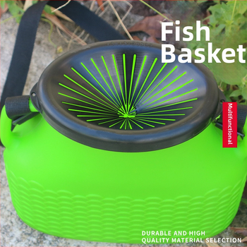 Plastikust kalastuskorv vööga – välistingimustes kasutamiseks, polüpropüleen