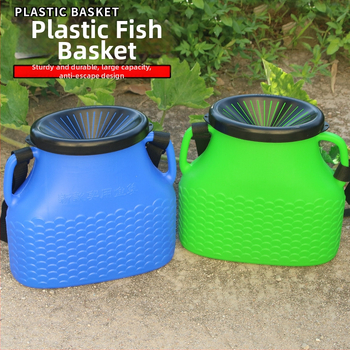 Plastikust kalastuskorv vööga – välistingimustes kasutamiseks, polüpropüleen