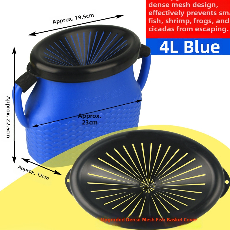 Plastikust kalastuskorv vööga – välistingimustes kasutamiseks, polüpropüleen