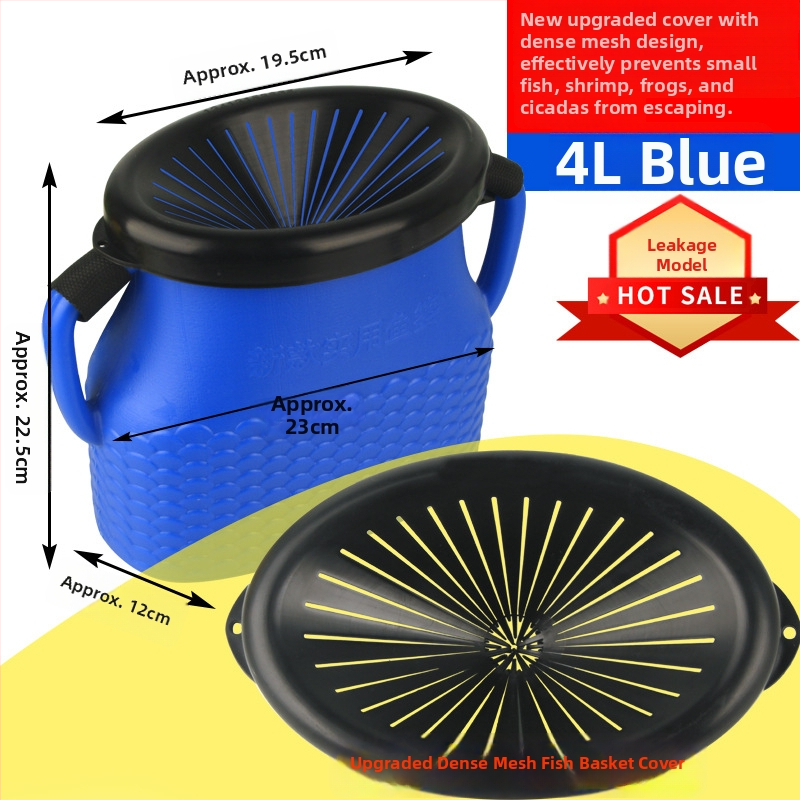 Plastikust kalastuskorv vööga – välistingimustes kasutamiseks, polüpropüleen