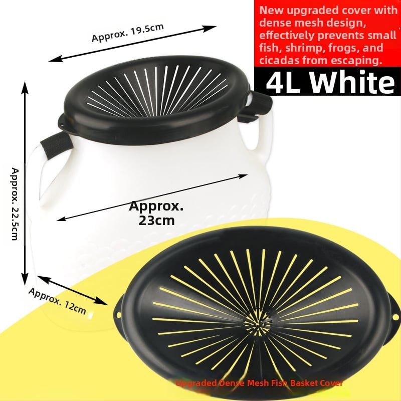 Plastikust kalastuskorv vööga – välistingimustes kasutamiseks, polüpropüleen