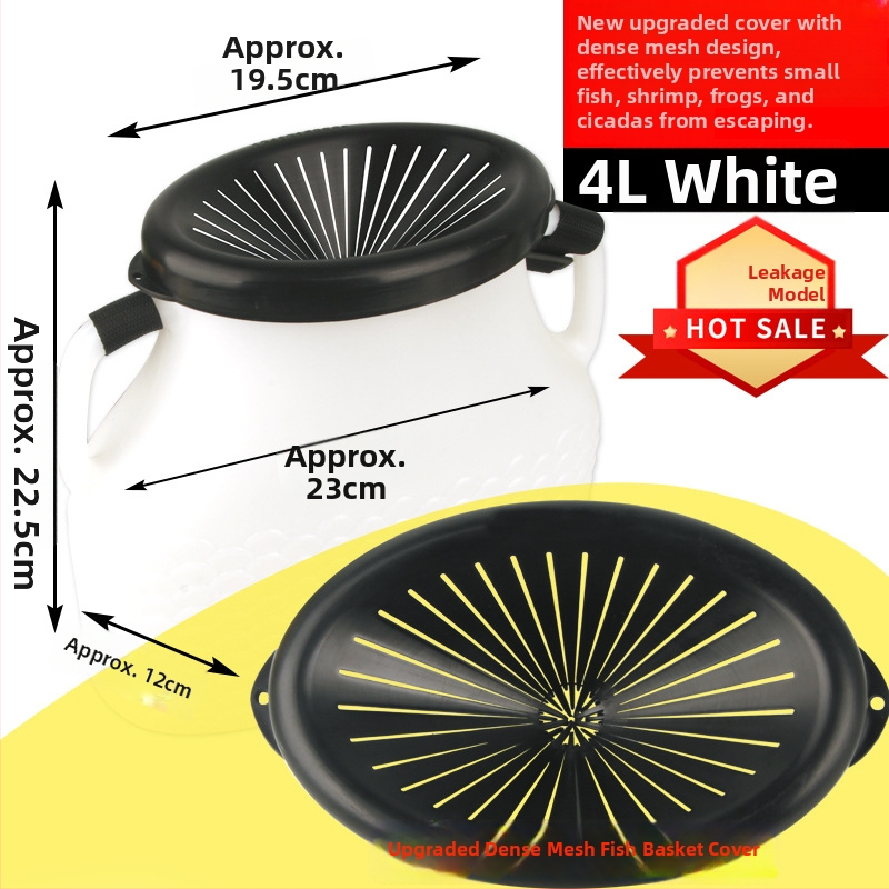 Plastikust kalastuskorv vööga – välistingimustes kasutamiseks, polüpropüleen