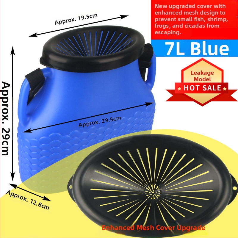 Plastikust kalastuskorv vööga – välistingimustes kasutamiseks, polüpropüleen