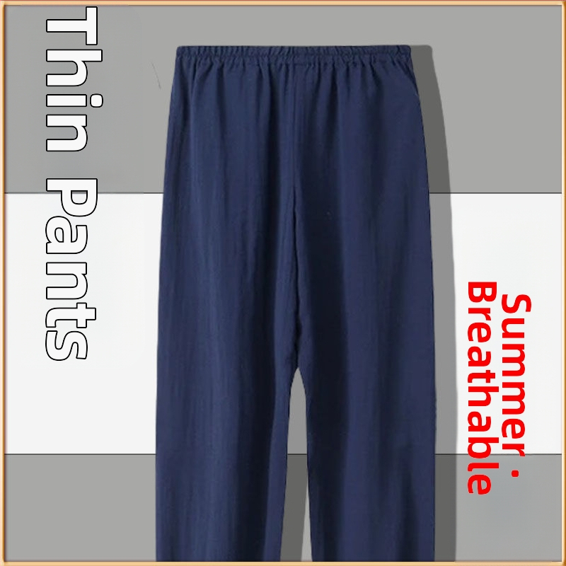 Даоистки роба за Тай Чи комплект, пет части, дишаща ленена материя 100%, марка Converge