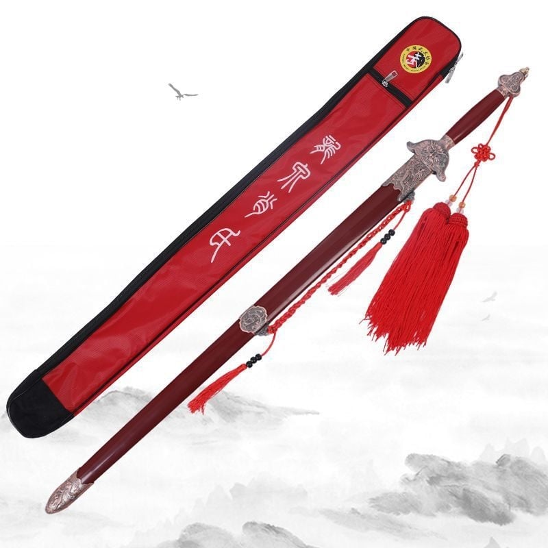 Tai Chi kard rozsdamentes acélból, élezetlen, edzéshez és bemutatókhoz