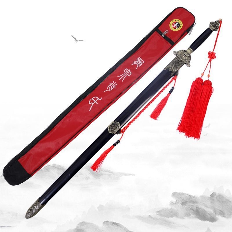 Tai Chi kard rozsdamentes acélból, élezetlen, edzéshez és bemutatókhoz