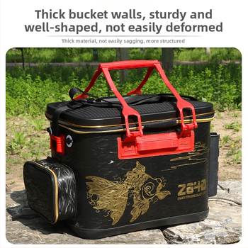 Rod-sissepandav püügikasti lusika hoiukarp – EVA kõva korpus, veekindel integreeritud kalastustorud elavatele kaladele