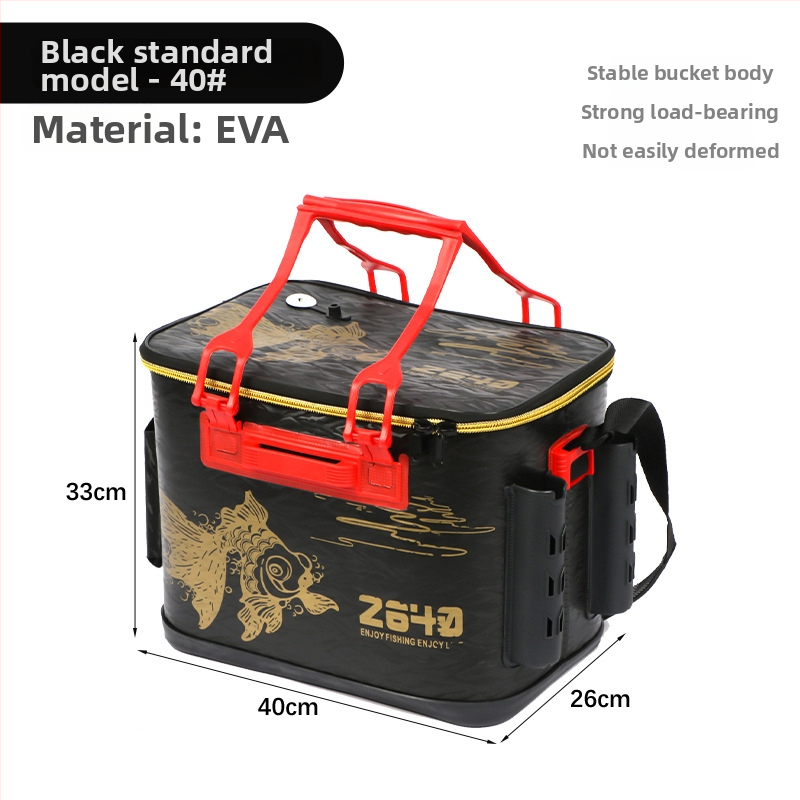 Rod-sissepandav püügikasti lusika hoiukarp – EVA kõva korpus, veekindel integreeritud kalastustorud elavatele kaladele