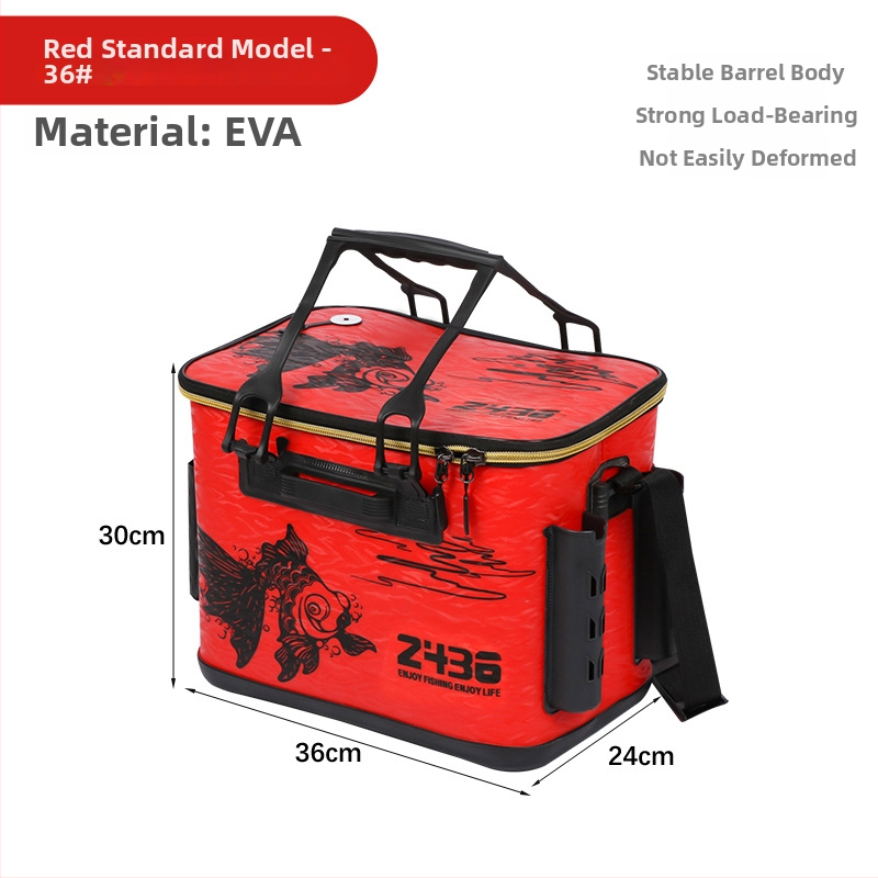 Rod-sissepandav püügikasti lusika hoiukarp – EVA kõva korpus, veekindel integreeritud kalastustorud elavatele kaladele