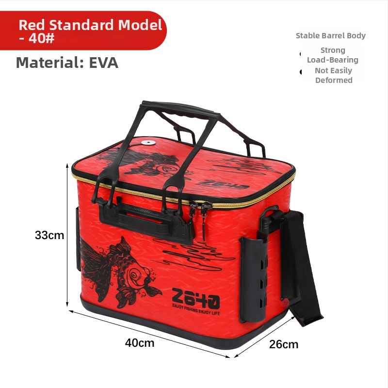 Rod-sissepandav püügikasti lusika hoiukarp – EVA kõva korpus, veekindel integreeritud kalastustorud elavatele kaladele