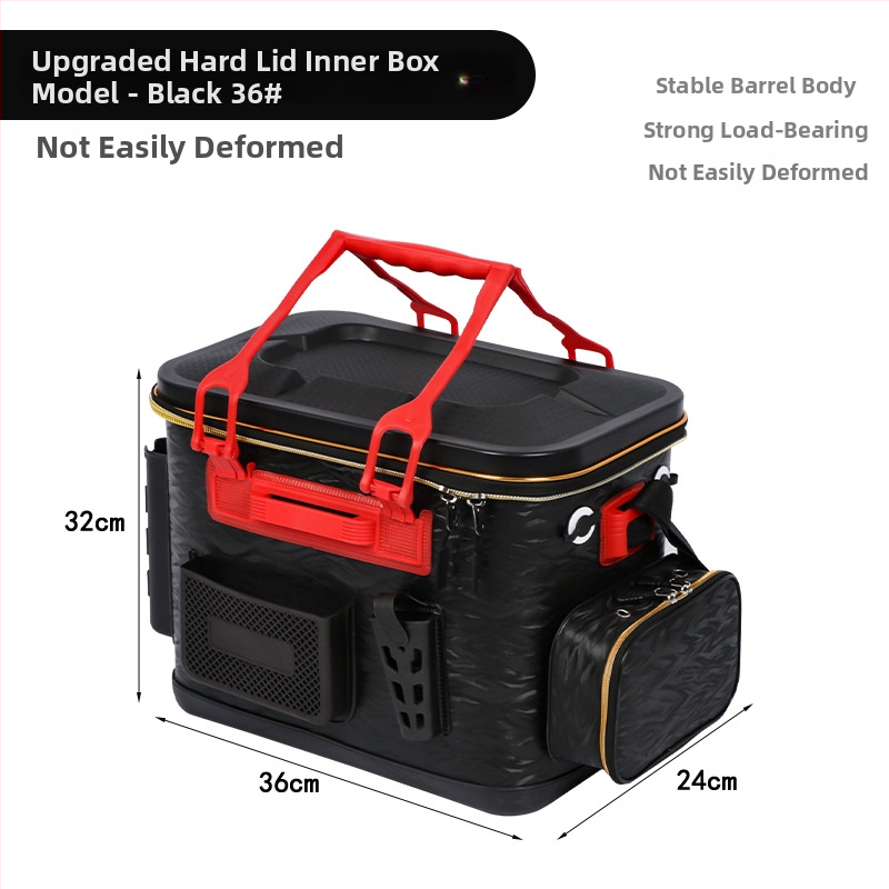 Rod-sissepandav püügikasti lusika hoiukarp – EVA kõva korpus, veekindel integreeritud kalastustorud elavatele kaladele