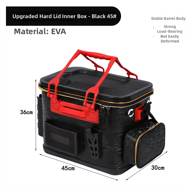 Rod-sissepandav püügikasti lusika hoiukarp – EVA kõva korpus, veekindel integreeritud kalastustorud elavatele kaladele