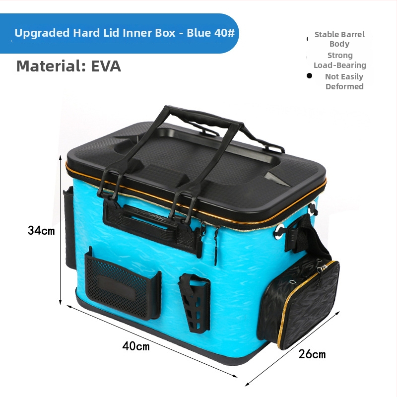 Rod-sissepandav püügikasti lusika hoiukarp – EVA kõva korpus, veekindel integreeritud kalastustorud elavatele kaladele