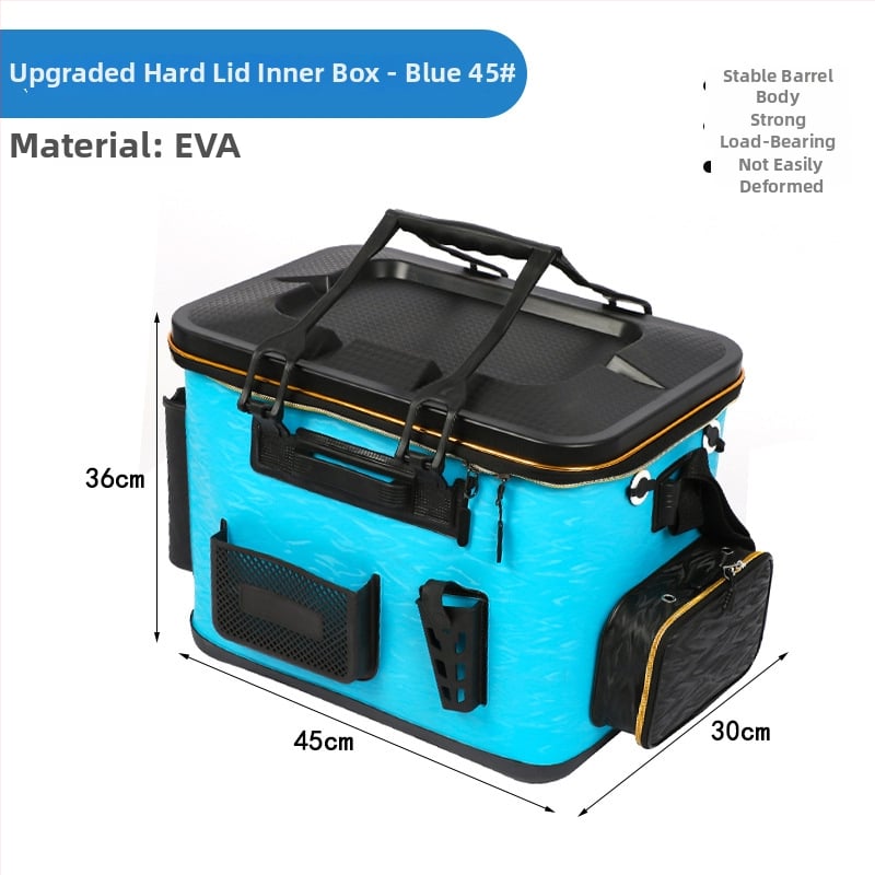 Rod-sissepandav püügikasti lusika hoiukarp – EVA kõva korpus, veekindel integreeritud kalastustorud elavatele kaladele