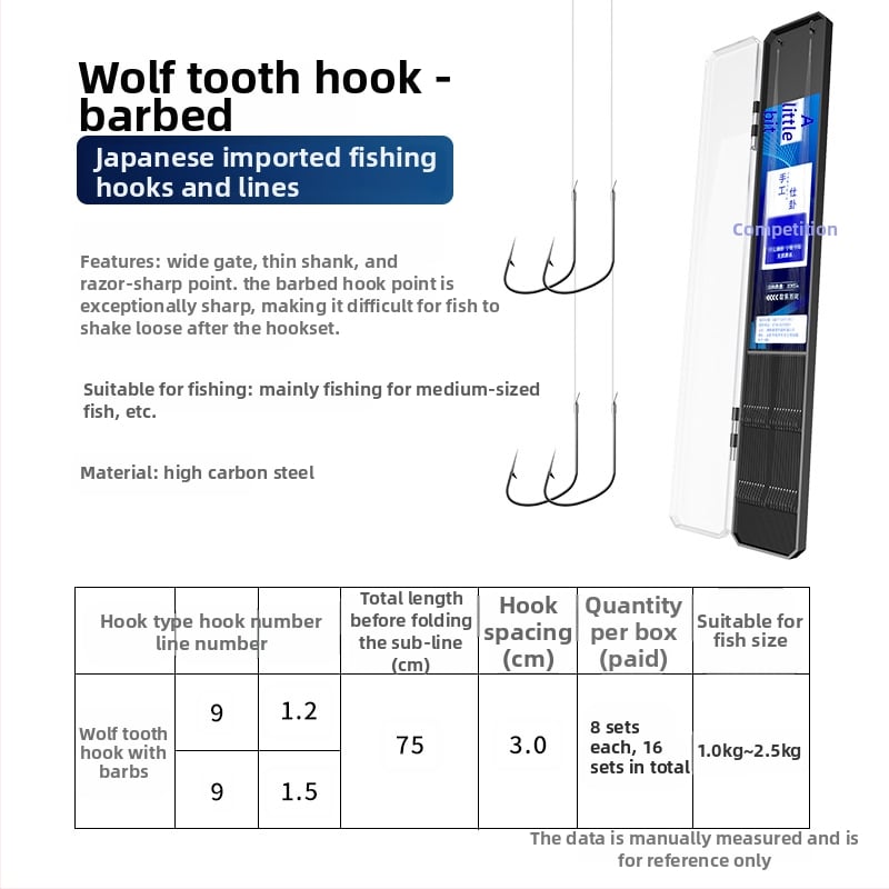 Kuke za ribolov s dvostrukim podlinijskim udicama, bodlje, 20 kom, duljina užeta 70 cm
