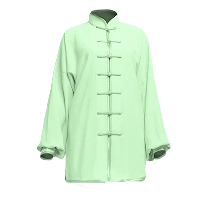 Taiji stiliaus viršus etniniam šokiui - unisex, Chenille audinys su Spandex mišiniu 30–50%, pavasaris 2025