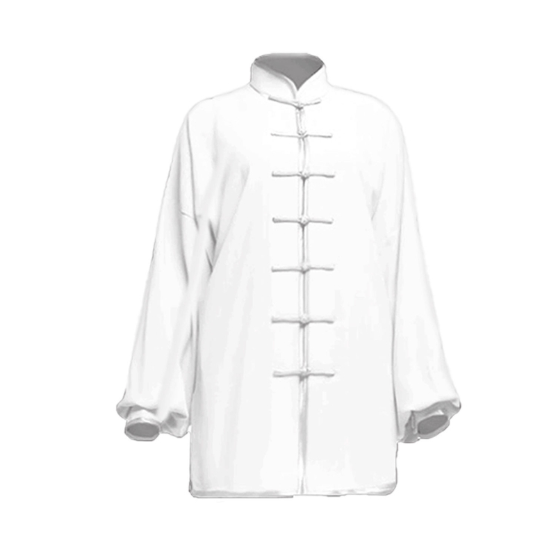 Taiji stiliaus viršus etniniam šokiui - unisex, Chenille audinys su Spandex mišiniu 30–50%, pavasaris 2025