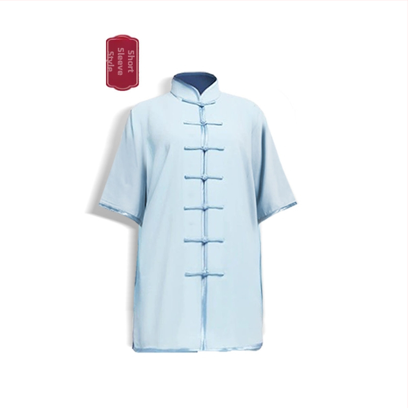 Taiji stiliaus viršus etniniam šokiui - unisex, Chenille audinys su Spandex mišiniu 30–50%, pavasaris 2025