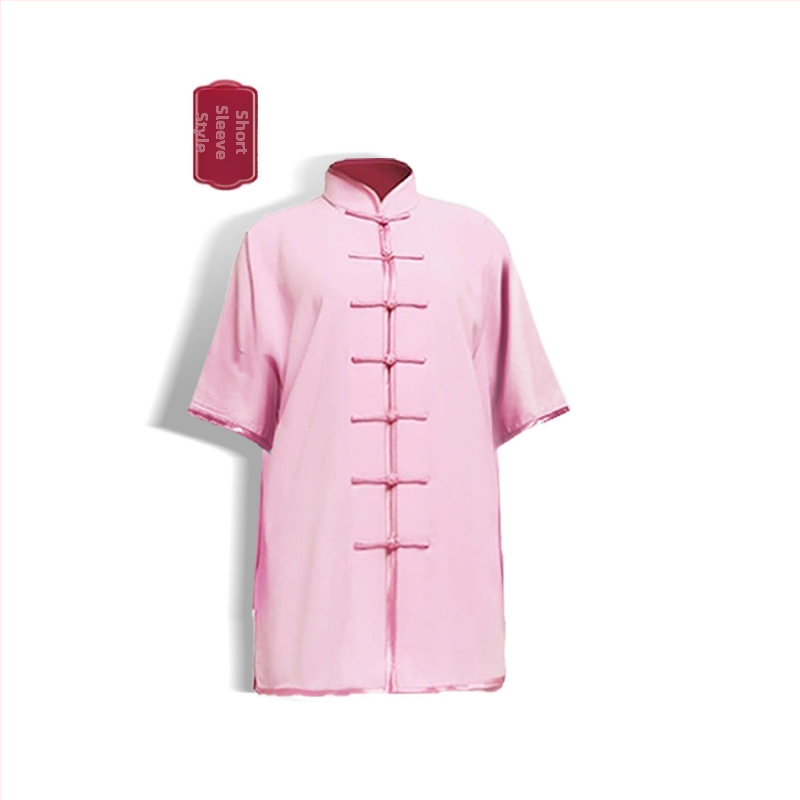 Taiji stiliaus viršus etniniam šokiui - unisex, Chenille audinys su Spandex mišiniu 30–50%, pavasaris 2025