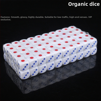 Kockice za igru – 5 paketa plastike, s zaobljenim rubovima, za bar igre