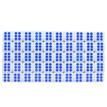 Kockice za igru – 5 paketa plastike, s zaobljenim rubovima, za bar igre