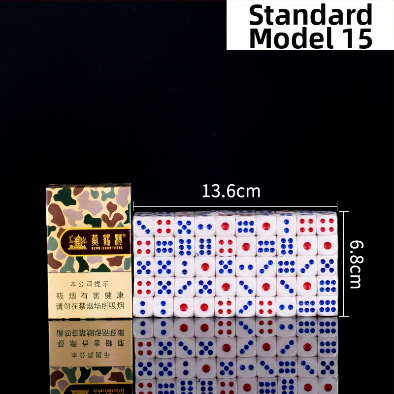 Kockice za igru – 5 paketa plastike, s zaobljenim rubovima, za bar igre